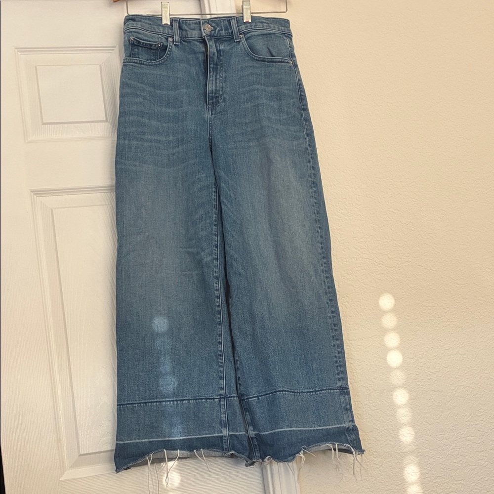 Le Jean Sophia Wide Leg Denim Jeans (28)